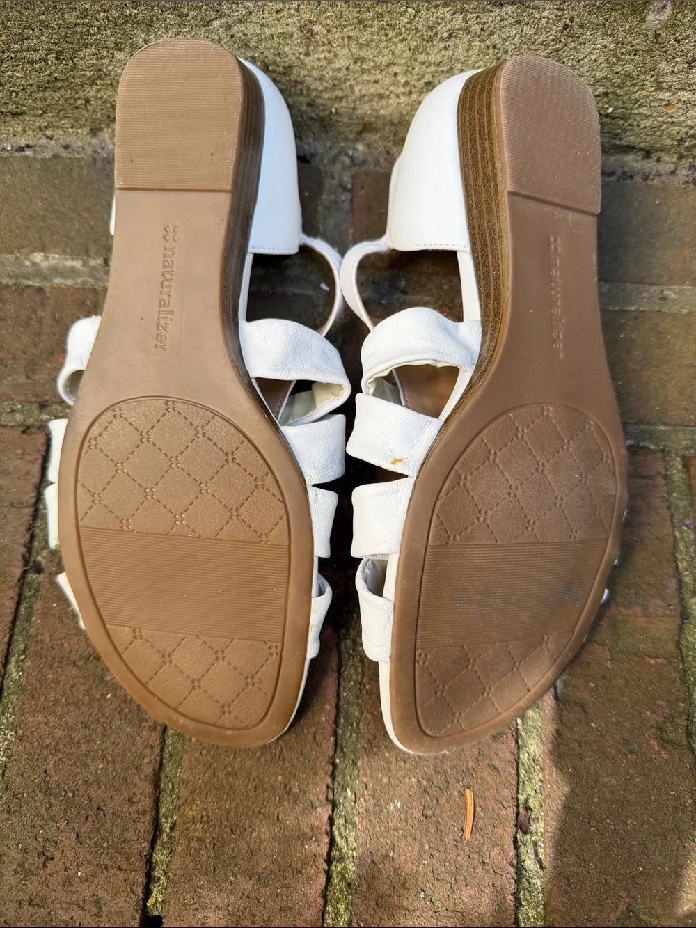 Naturalizer White Bow Detail Women's Sandals